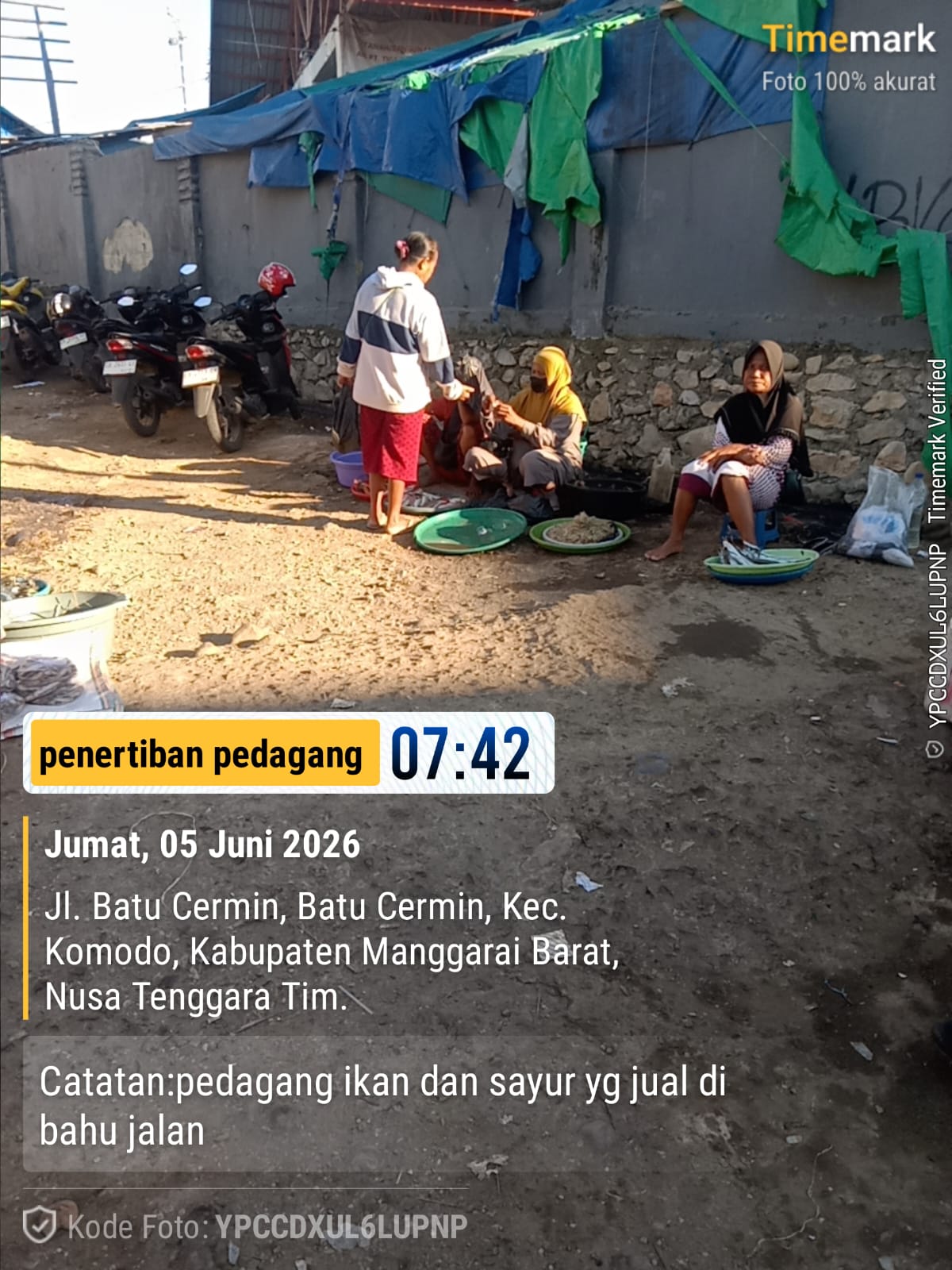 Pengawasan harian Pasar Batu Cermin Mei 2026